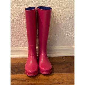 ❤️❤️ Ralph Lauren Bethania Pink Women's Rain Boots